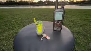 Personal Locator Beacon on emergency distress frequency 121.5 MHz (Guard) [and 406] ACR PLB-375