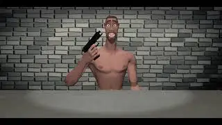 Lucky russian roulette - animation Maya 2019