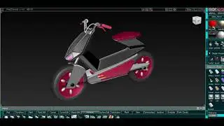 Concept Scooter in Autodesk Alias Autostudio 2021