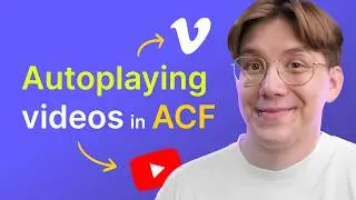 Embed AUTOPLAYING Videos in ACF - Vimeo or YouTube - WordPress / Advanced Custom Fields