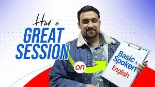 Had a great session on Basic and Spoken English today | How to learn basic spoken English