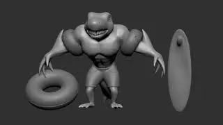 shark details maya to zbrush