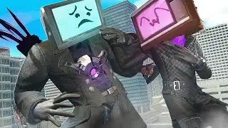 TV MAN BOSS FELL IN LOVE WITH TV WOMAN BOSS VS SKIBIDI TOILET BOSSES In Garry's mod