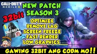 NEW PATCH OPTIMIZE YOUR CODM MAKE 32BIT FOR SMOOTH GAME PLAY
