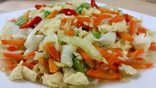 PAKE BAHAN SEADANYA BISA MASAK TUMIS SAYUR ENAK DI AKHIR BULAN