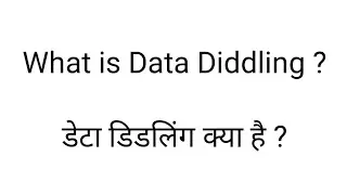 Data Diddling