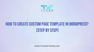 Create Custom Page Template in WordPress