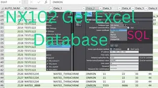 How to NX102 Excel Get Data From Database SQL 