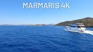 Marmaris, Turkey 4K - Boat Trip Around Bozburun Peninsula a Part of Turkish Riviera