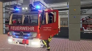 Emergency Call 112 – Vienna Fire Truck Responding! 4K