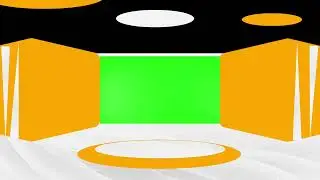 Virtual studio green screen | virtual studio green screen background | royalty free