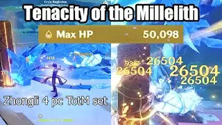 Is Tenacity of the Millelith good for Zhongli Support ?? - Genshin Impact