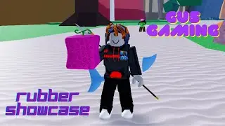 BLOX FRUITS RUBBER SHOWCASE!!!
