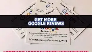 GET MORE GOOGLE REVIEWS!