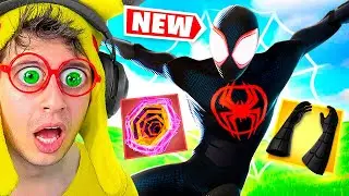 Miles Morales en Fortnite 🔴🕷️🌌!! (Reto Spiderman)