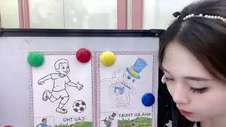Today I will color the picture of a magician with you.