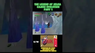 PART 1: ZELDA EVOLUTION 1986 TO 2023 #zelda #thelegendofzelda #nintendo #videogames