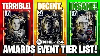NHL 24 AWARDS EVENT RANKINGS!