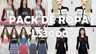 PACK DE ROPA 1 - Los Sims 4 - LS3000
