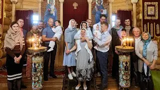 Крещение Анны Серебряковой и Глеба Блинова