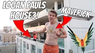 BEING A MAVERICK AT LOGAN PAUL'S HOUSE!!