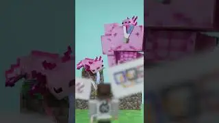 Incredible: Axolotl's Victory at Paris 2024 Olympics #minecraft #olympics #shorts