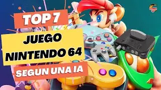 😯 TOP 7 Mejores juegos de NINTENDO 64 según una INTELIGENCIA ARTIFICIAL 🤖