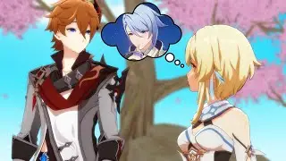 Lumine Tells Childe, that She Likes Ayato