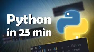 Master Python in 25 minutes - Functions, Strings, Lists & More