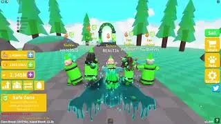 🍀HAPPY ST PATRICK'S DAY🍀 VOID TM SLIME QUEEN WITH GREEN CRAYONS? | ROBLOX SABER SIMULATOR ISLAND 118