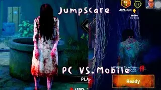 Sadako Jumpscare PC Vs. Mobile - Dead by Daylight Mobile - DBD - #dbdmcc #shorts