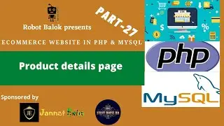 How To show product details to  Website | Ecommerce website project |Part 27| Robot Balok