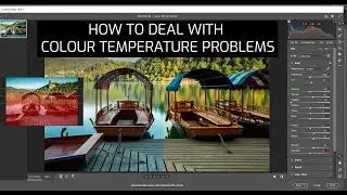 Colour temperature problems. How to use the gradient tool to balance colour temperature.