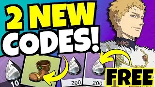 2 NEW CODES - FREE Black Crystals - JULIUS PREP & MORE!!! [Black Clover Mobile]