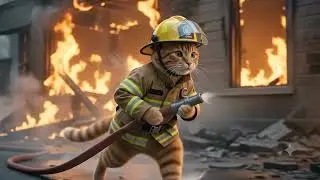 Cats with jobs montage