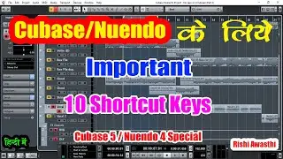 Cubase- Important Key Commands & Shortcuts [ For Fast Work Flow ]