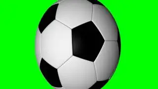 Green Screen soccer ball