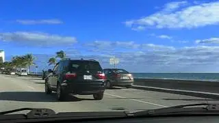 Driving North on A1A.