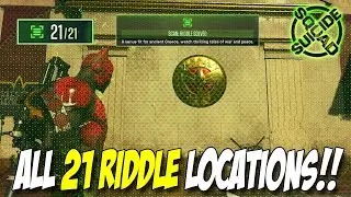 All Riddler Landmark Scans!! | All Locations of Riddles - Suicide Squad: Kill the Justice League