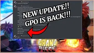 [GPO] NEW UPDATE FINALLY! THE CHANGES WE NEEDED | Grand Piece Online