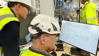 ESS Target Wheel - first in-situ spinning test