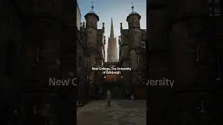 Just behold this magnificent sight 📍New College, the university of Edinburgh, #scotland #edinburgh