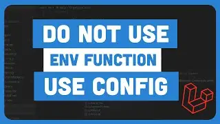 Do not use ENV variable in laravel, use config | Urdu & Hindi