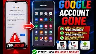 All Samsung FRP Bypass 2026 | ADB unathroised Problem Solved | Android 14, 15 & 16 Guide