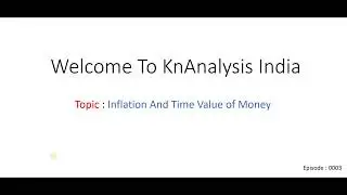 Inflation and Time Value of Money - Financial Planning in Hindi