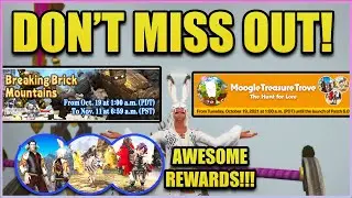 FFXIV Two Events You Don't Want To Miss! (Moogle Treasure Trove | FFXIV x Dragon Quest X