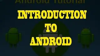 Introduction to Android in Android Studio #01