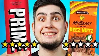 Я попробовал ЕДУ с оценкой 5 ЗВЕЗД! Шоколад Mr. Beast , напиток Prime и другое