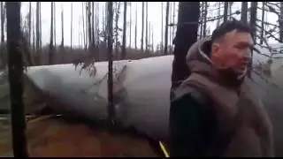Охотники Нашли в Тайге Ступень Ракеты-Носителя