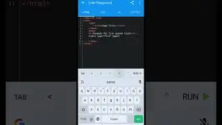 Create a file uploading field in HTML 
